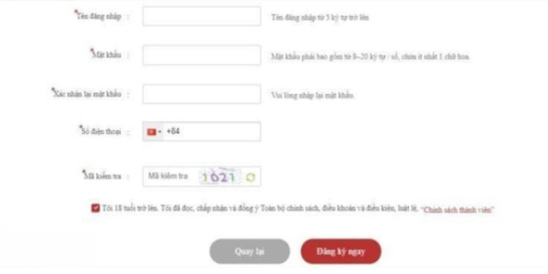 Điều khoản điều kiện về tài khoản của thành viên 